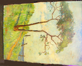 Vintage oil painting  NANTUCKET PINE by George Lear
