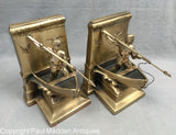Vintage Pair of Harpooner Bookends