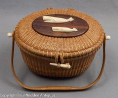 1966 Nantucket Lightship "Cocktail" Basket by Jose Formoso Reyes