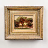 19th C. Hudson River School Painting - A Walk in the Park