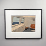 Steamship Naushon Interior Painting by John Austin