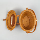 Vintage Nantucket "Cocktail" Basket Purse by Stephen Gibbs
