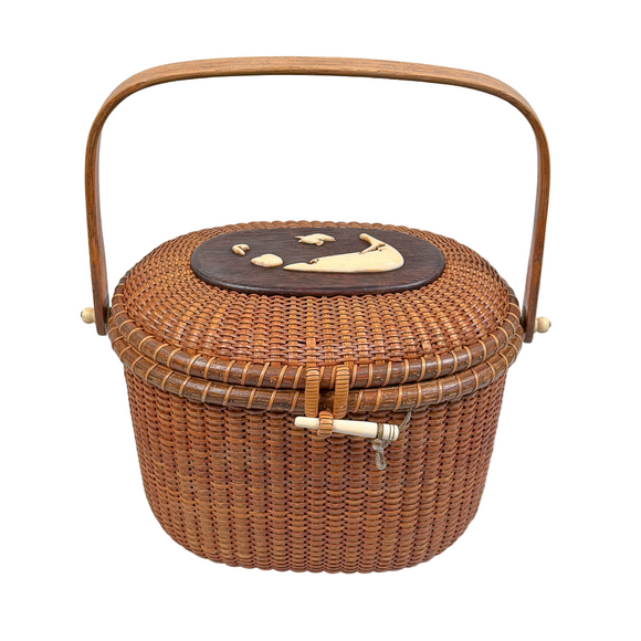 Vintage Stanley Roop Nantucket Basket Purse