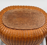 Vintage Stanley Roop Nantucket Basket Purse