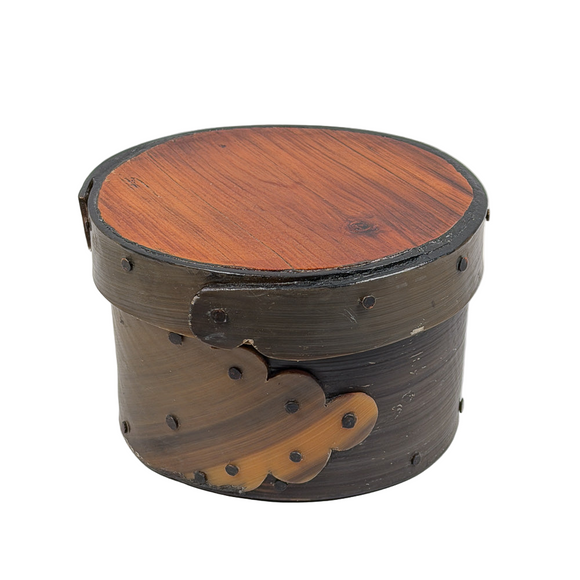 Vintage Scrimshaw Baleen Ditty Box