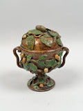 Antique Majolica Palissy Ware Tureen