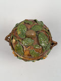 Antique Majolica Palissy Ware Tureen