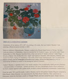 Potted Geraniums Painting by Andrew Shunney