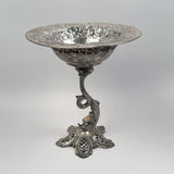 Vintage Renaissance Dolphin Compote