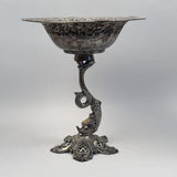 Vintage Renaissance Dolphin Compote