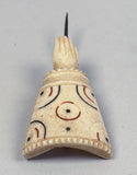 Antique Scrimshaw Hand & Cuff Pin