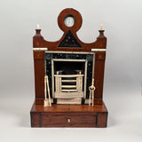 Antique Scrimshaw Hearth Watch Hutch