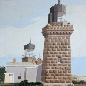 Navesink Twin Lights Painting by John Austin