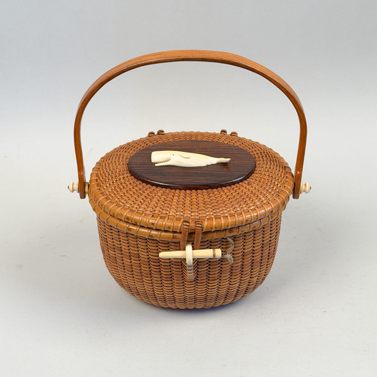 Vintage Nantucket Basket Purse by Stephen Gibbs – Paul Madden Antiques