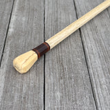 Antique Scrimshaw Whalebone Walking Stick