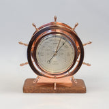 Antique Ship's Wheel Stormoguide Barometer