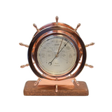 Antique Ship's Wheel Stormoguide Barometer