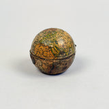 19th C. Globe Shaped Travelling Inkwell