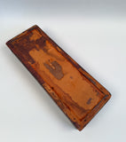 Antique Scrimshaw Inlaid Cribbage Board
