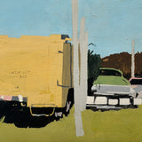 Nantucket Airport Truck Painting by John Austin