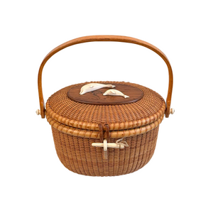 Vintage Nantucket Basket Purse by Stephen Gibbs