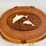 Vintage Nantucket Basket Purse by Stephen Gibbs