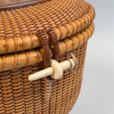 Vintage Nantucket Basket Purse by Stephen Gibbs