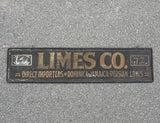 Antique Limes Trade Sign from Faneuil Hall