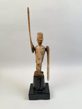 Antique Scrimshaw Whalebone Whirligig of a Sailor