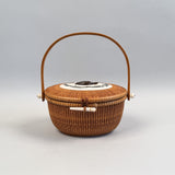 Vintage Nantucket "Cocktail" Basket Purse by Alan Reed 1986