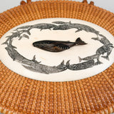 Vintage Nantucket "Cocktail" Basket Purse by Alan Reed 1986