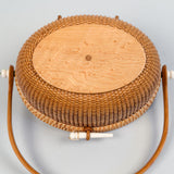 Vintage Nantucket "Cocktail" Basket Purse by Alan Reed 1986