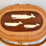 Vintage Nantucket Basket Purse by Paul Whitten 1974