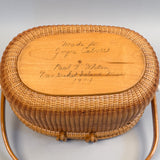 Vintage Nantucket Basket Purse by Paul Whitten 1974