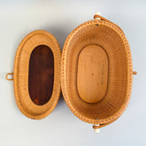 Vintage Nantucket Basket Purse by Paul Whitten 1974