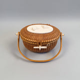 Vintage Nantucket "Cocktail" Basket Purse by Stephen Gibbs