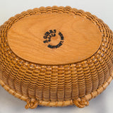 Vintage Nantucket "Cocktail" Basket Purse by Stephen Gibbs