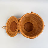 Vintage Nantucket Basket Purse by John Kittila 1969