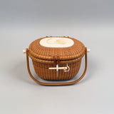 Vintage Nantucket "Cocktail" Basket Purse by Stanley Roop 1972