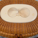 Vintage Nantucket "Cocktail" Basket Purse by Stanley Roop 1972