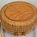 Vintage Nantucket "Cocktail" Basket Purse by Paul Whitten 1974