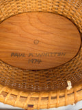 Vintage Nantucket "Cocktail" Basket Purse by Paul Whitten 1974