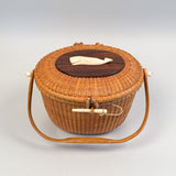 Vintage Nantucket Basket Purse by José Formoso Reyes 1969
