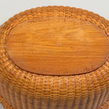 Vintage Nantucket Basket Purse by The Wooden Jug 1968