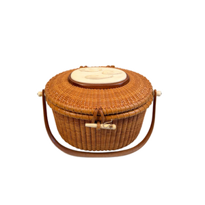 Vintage Michael Kane Nantucket Basket Purse 1974