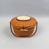 Vintage Michael Kane Nantucket Basket Purse 1974
