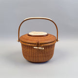 Vintage Michael Kane Nantucket Basket Purse 1974