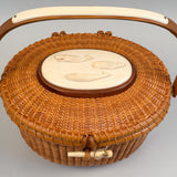Vintage Michael Kane Nantucket Basket Purse 1974