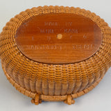 Vintage Michael Kane Nantucket Basket Purse 1974