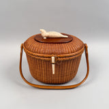 Vintage Whalers Craft Nantucket Basket Purse 1966